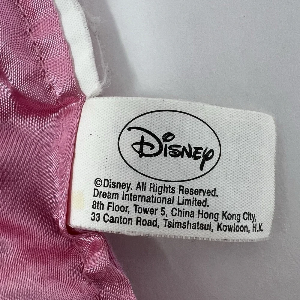 Disney Security Blanket 13x13 Pink Minnie Mouse Rattle Crinkle